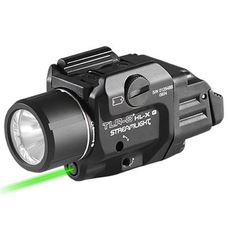 Streamlight TLR-8(R) HL-X G Rail Light with Integrated Green Laser