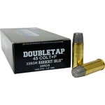DoubleTap Defense 45P335HC .45 Colt+P 335 GR Hard Cast Solid Ammunition