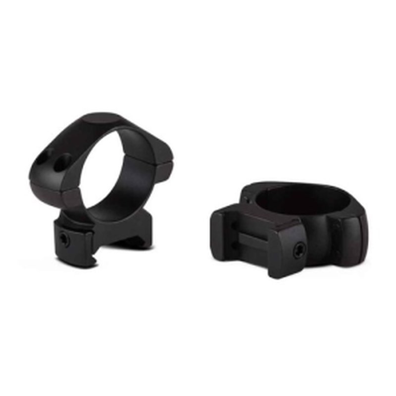 KONUS Steel Rings Matte Blk 1in Quick Release High 0 MOA