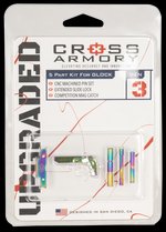 Cross Armory Polymer80 P80 Gen1-3 3-Piece Upgrade Kit Rainbow Controls