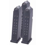 GLOCK 9mm Glock 17/34 magazine 17rd black 3-pack factory OEM