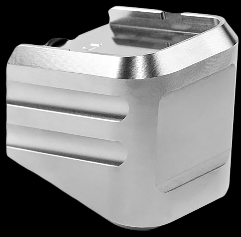 Cross Armory Glock 17/22/31 Gen 1-5 Low-Profile Magazine Extension Silver
