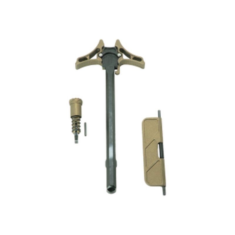 Timber Creek Outdoors Enforcer AR-15 Upper Parts Kit Burnt Bronze Aluminum, Ambidextrous Charging Handle