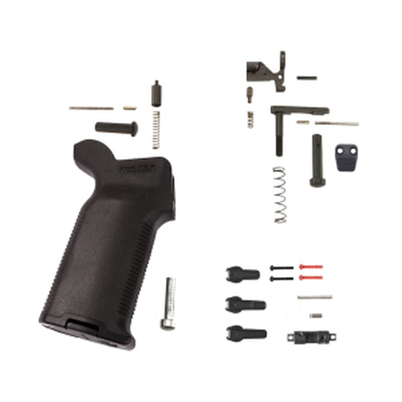 AR-STONER Duty Customizable Lower Parts Kit with Magpul Magazine Release Button and Magpul Grip