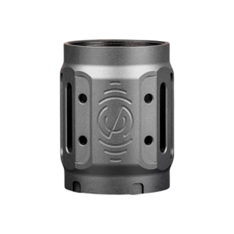 SilencerCo AC5449 Bravo Maad Brake 2.0 Black Anodized Aluminum