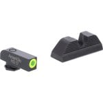 AmeriGlo GL352 UC Tritium sight set for Glock 42/43/48 (green front, black rear)