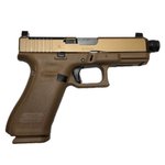 Glock 19X V MOS 9mm 4.52 in Threaded Barrel FDE