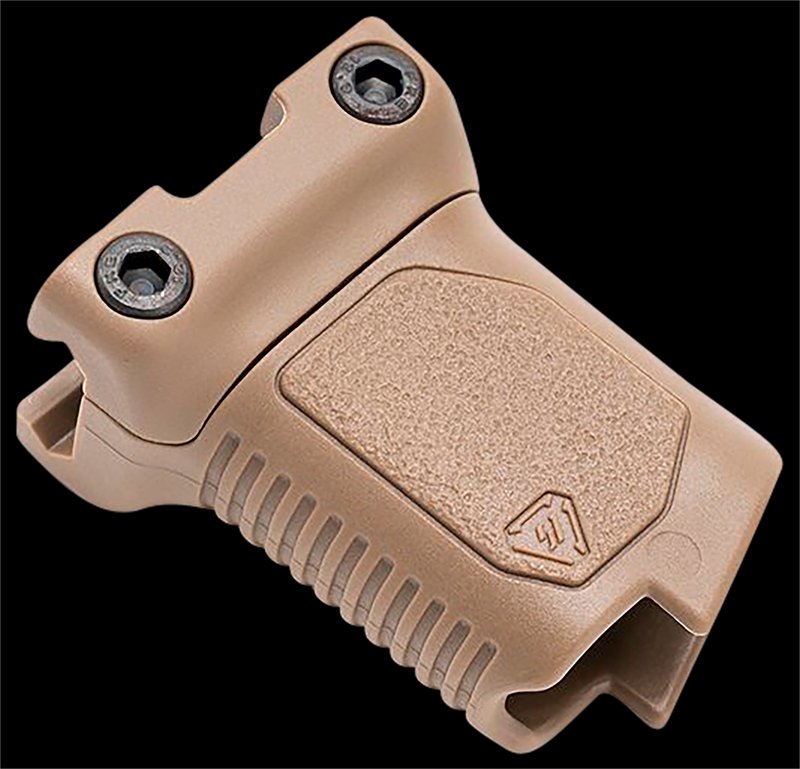 Strike Industries Angled Vertical Grip Short for M-LOK Rails FDE Polymer ARCMAGSFDE