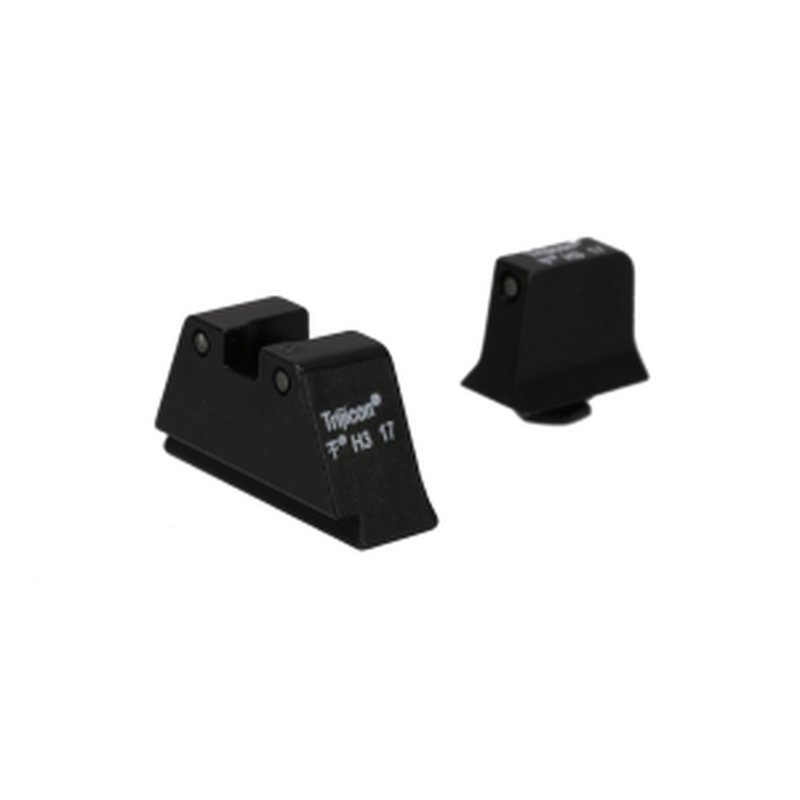 Trijicon Bright & Tough Night Sights Suppressor Height Set for Glock 9mm GL201-C