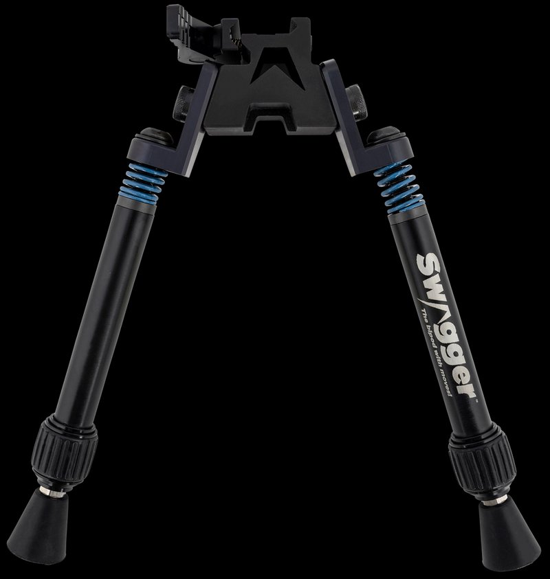 Swagger LLC SFR10 Bipod 6–10.5 in Picatinny Quick-Detach Black