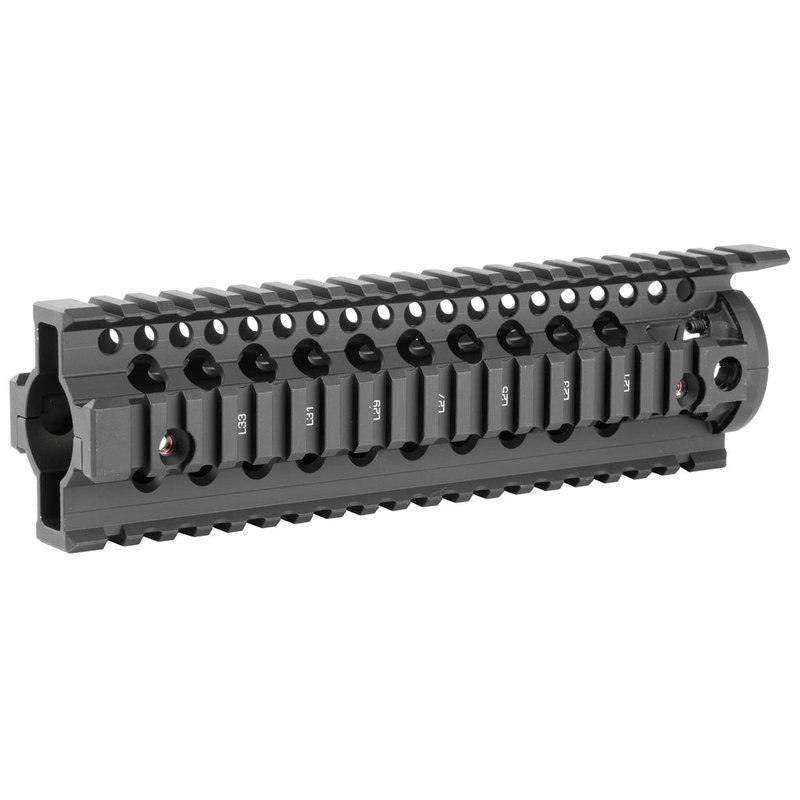 Daniel Defense Omega 9.0 Mid-Length Free Float Quad Rail Handguard Black 01-005-10002