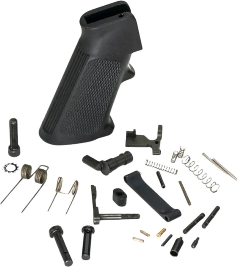 White Label Armory AR-15 Lower Parts Kit No Fire Control Group Phosphate Black