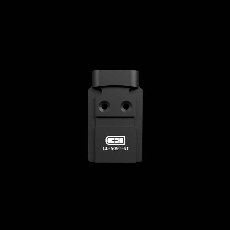 C&H V4 MIL/LEO Holosun 509T Adapter Plate for Glock MOS Steel Black
