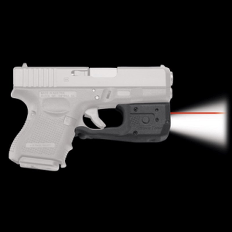 Crimson Trace Laserguard Pro LL-810 Red Laser Glock Subcompact (Black)