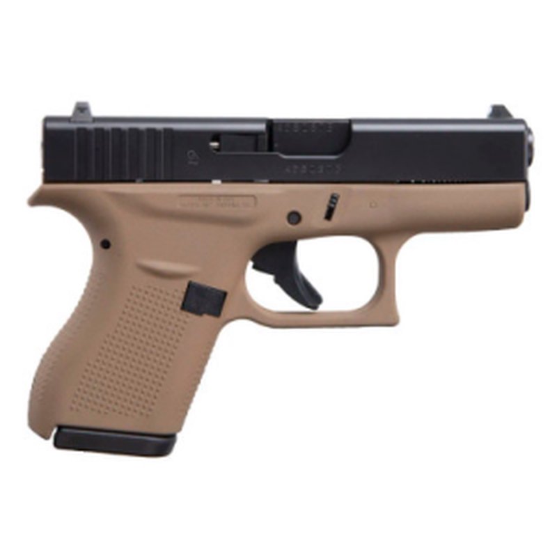 Glock 42 .380 ACP 3.2in 6rd Flat Dark Earth FDE