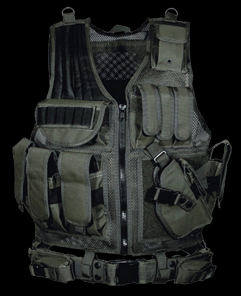 UTG PVCV547BT Tactical Vest Right-Handed 1680D Polyester Black One Size
