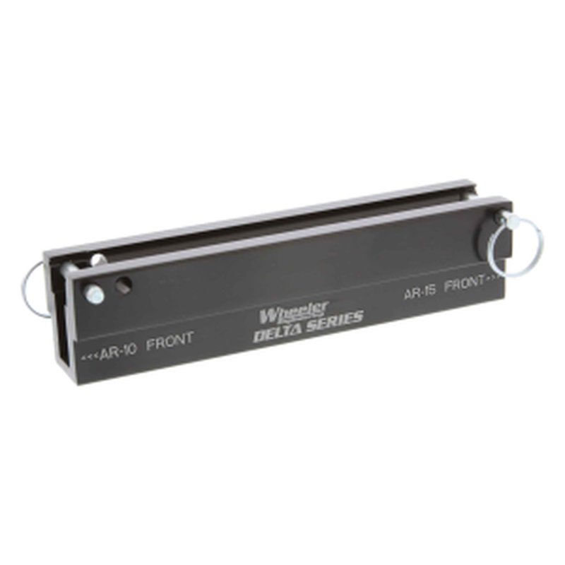 Wheeler Engineering Delta Series AR Upper Pic Rail Vise Block (Black Aluminum)