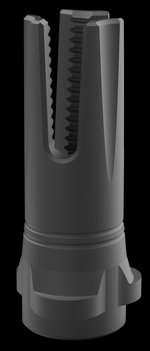 Breek Arms Scorch 3-Prong Flash Hider 9mm Luger Black Nitride 5/8x24 BRK4319