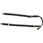 Tac Six 8914 Stretch Sling made of Black Polyester with Adjustable Single-Point Paracord Design & Swivels for Rifles