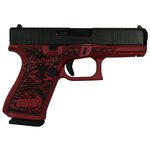 Glock G19 Gen 5 Custom "Georgia Red" 9mm Pistol