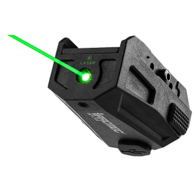 Iprotec Mycro Rail Mount Green Laser Matte Black