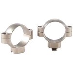 Leupold 49905 Standard Rings Dovetail 1\" High Silver