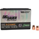 Sierra V-Crown 9mm 125gr JHP SIG V-Crown 100ct Ammo