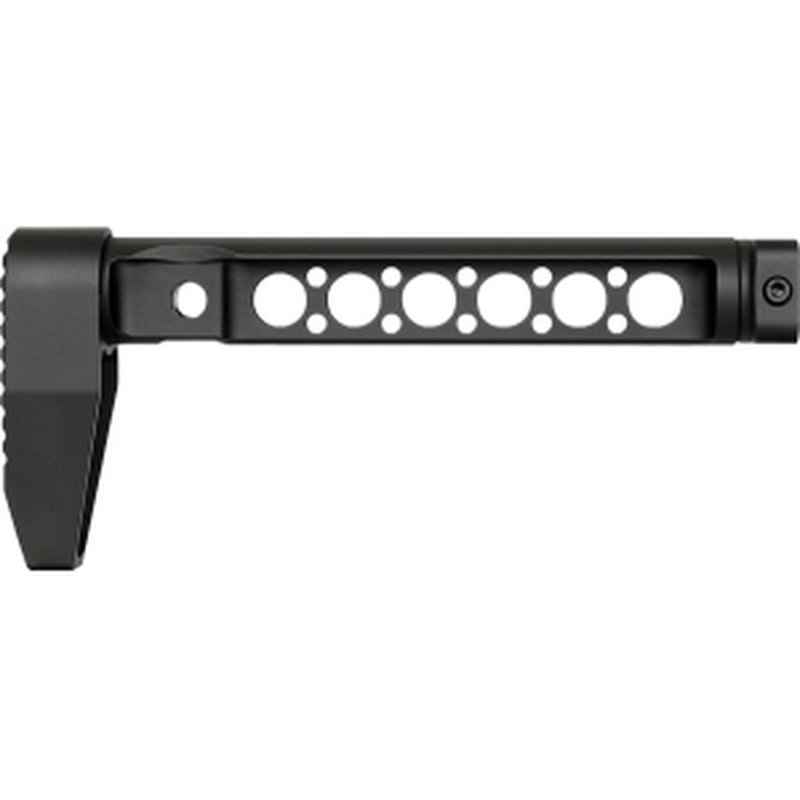 Midwest Industries MISTAPLWS Fixed Stock Tube 15" for AR-15, Black Anodized Aluminum