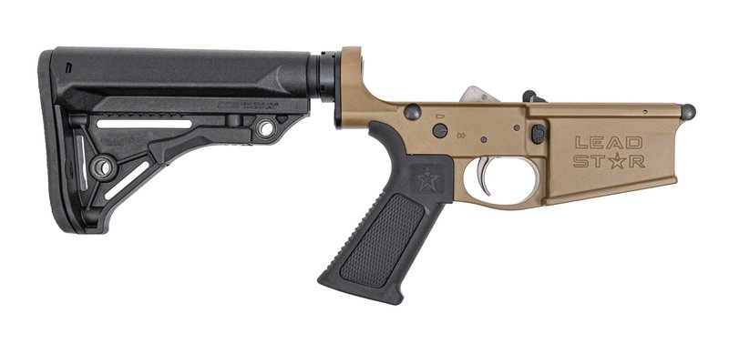 Lead Star Arms Lower Receiver - Complete DMR - (Coyote)