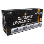 Fiocchi Defense Dynamics .38 Special Subsonic Jacketed Hollow Point 158 Grain Ammunition