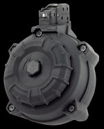 Promag AK-47 Drum Magazine 50-Round 7.62x39mm Polymer Black