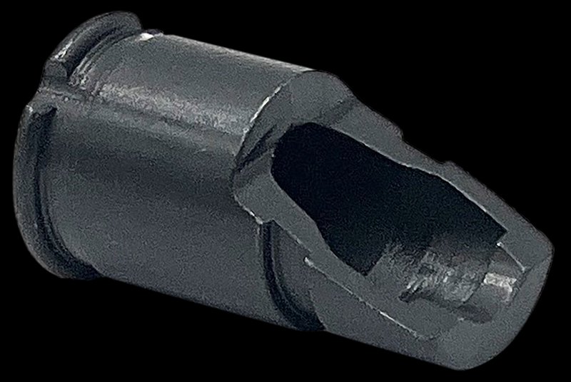 LBE UNLIMITED AK Slant Brake 7.62x39mm 14x1 LH Black Muzzle Brake