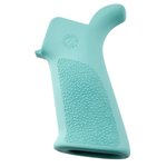 HOGUE Beavertail Cobblestone Aqua Blue Rubber AR-15/M-16 Grip