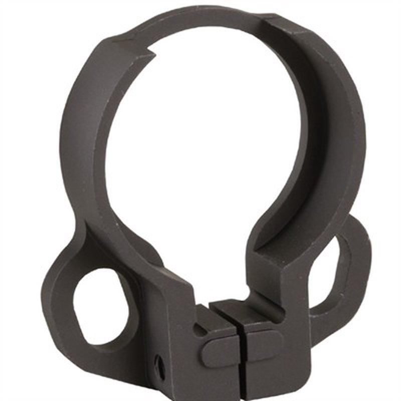 Midwest Industries AR-15 Rear Sling Mount Adapter Ambidextrous Loop, Matte Black