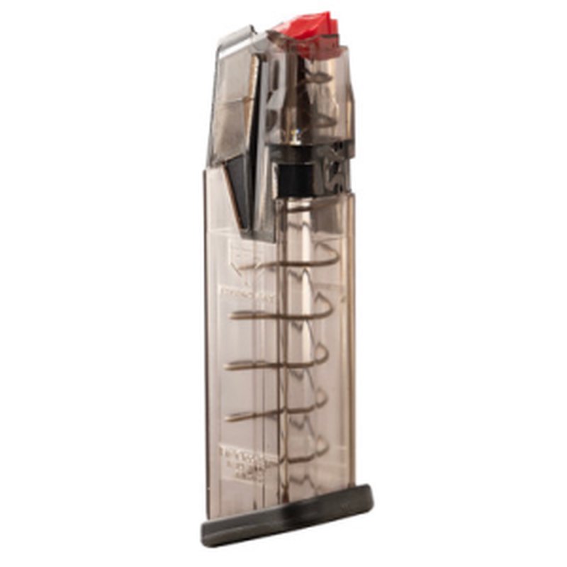 ETS Omega 17rd Flush 9mm Glock Magazine - Clear Polymer
