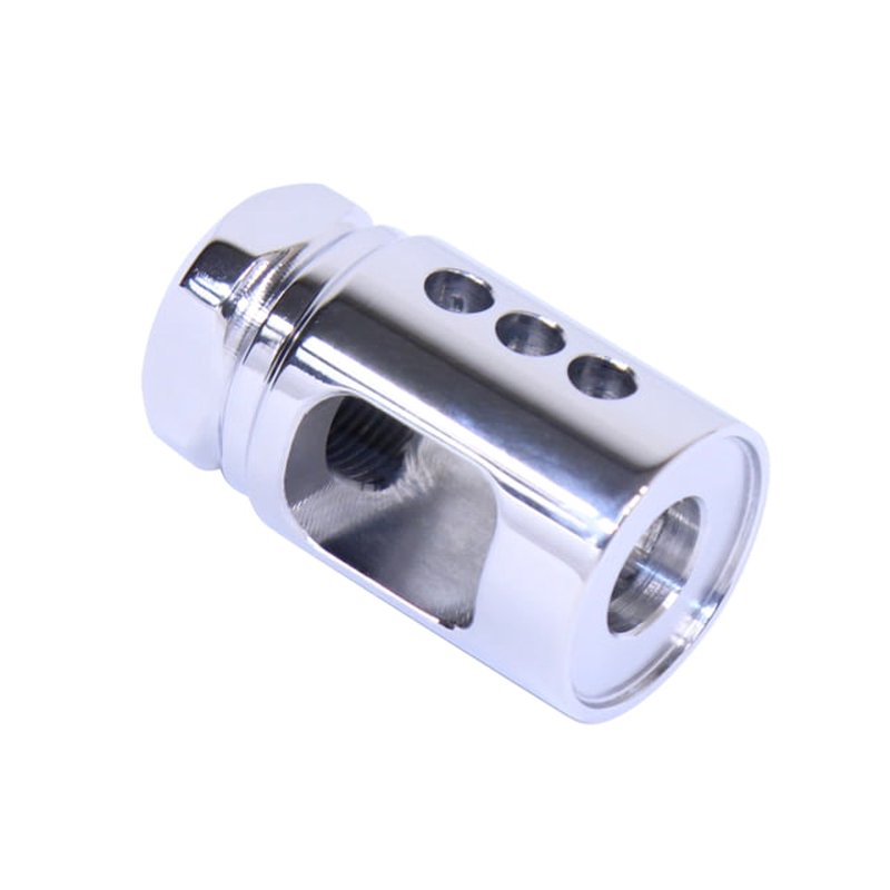 Guntec USA AR-15 Micro Compensator Steel 223 Remington 1/2x28 High Polished