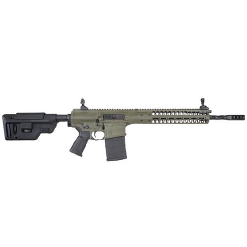 LWRC REPR MKII 7.62x51 Spiral Fluted Barrel 16.1" 1:10 OD Green
