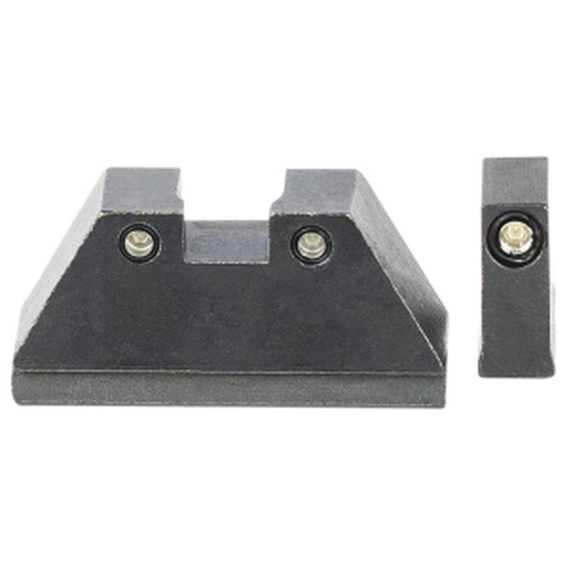 AmeriGlo GL-813 Glock XL Tall Night Sights Set Optic Compatible Green Tritium/Black