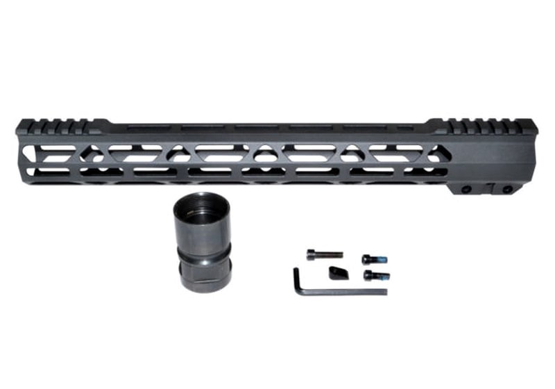 Presma AR-15 Super Light Slim Free Float M-LOK Handguards w/ Partial Top Rail