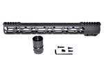 Presma AR-15 Super Light Slim Free Float M-LOK Handguards w/ Partial Top Rail
