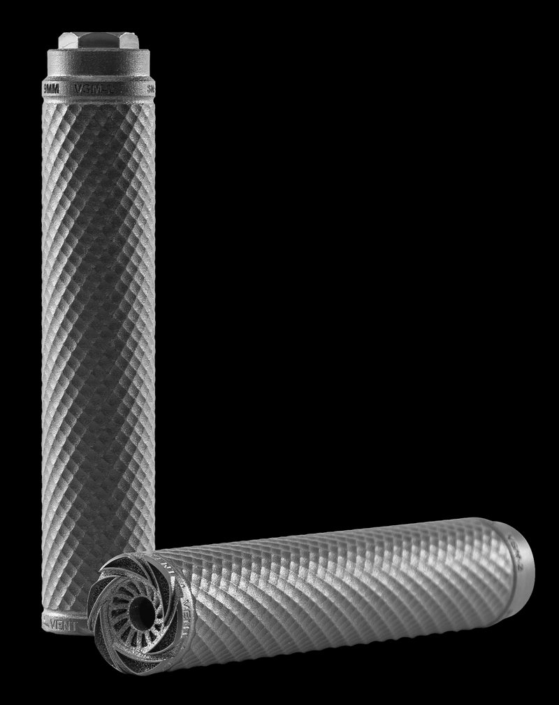 Ptr Industries Vent 1 Suppressor .30 Caliber, 8.74 in Length, 5/8-24 Thread