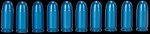 A-Zoom .380 ACP Snap Caps for Pistol Training Blue Aluminum CNC Machined 10-Pack