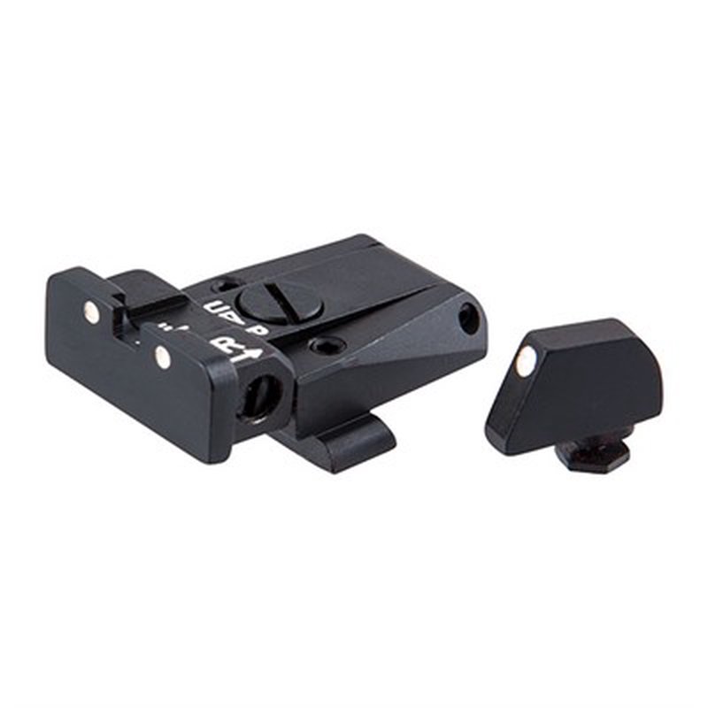 L.P.A. Sights Adjustable Sight Set for Glock - SPR Steel Front & Rear