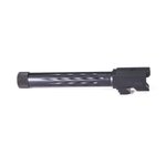 Faxon Flame Fluted 9mm Barrel for Glock 17 Gen 1-4, Black Nitride