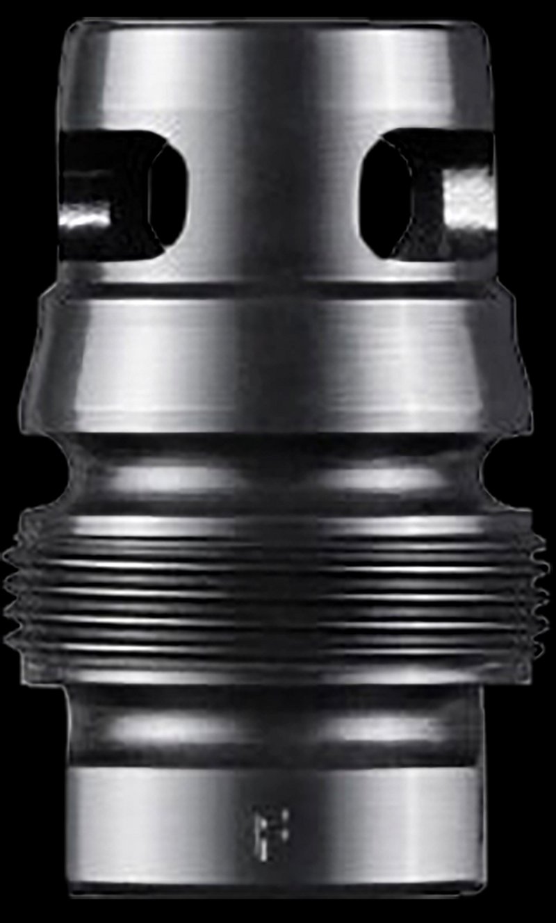 Dead Air Xeno Pistol Wee Brake Muzzle Brake 9mm 5/8-24 Black Nitride