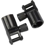 GrovTec Push Button Base to Swivel Stud Adapter Black
