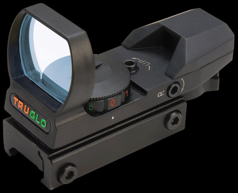 Truglo Tg8360b Open Red Dot Sight Multi Reticle 1x34mm