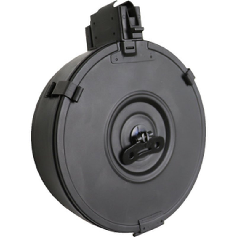 Iver Johnson AK47 100rd Drum Magazine 7.62x39 Black