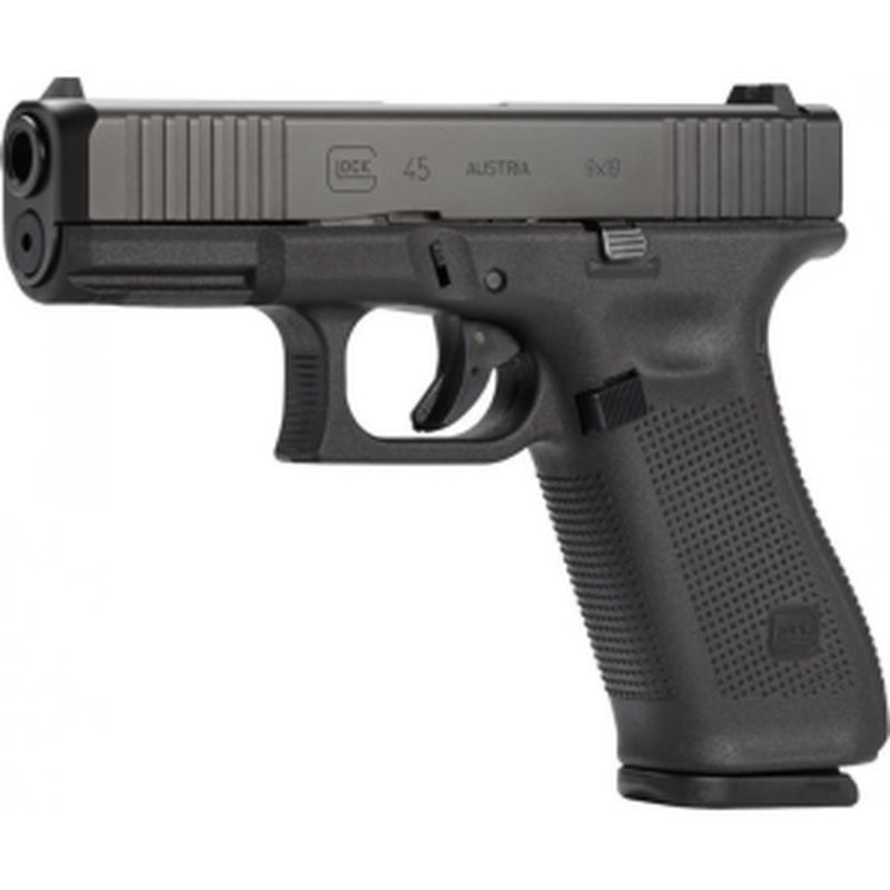 Glock PA455S201 (G45) 9mm semi-auto pistol fixed sights 10-round front serrations