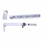 Guntec USA AR-15 Airlite Series Complete Furniture Set Chrome